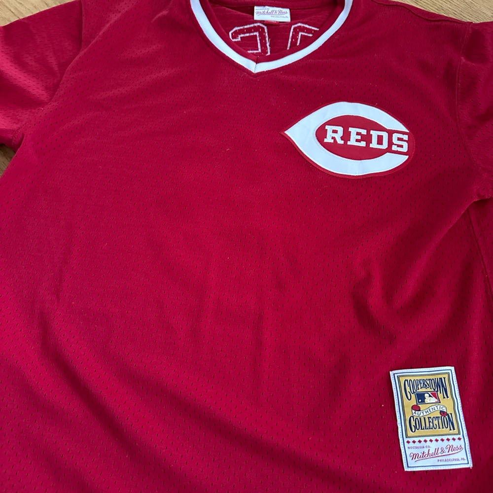 Mitchell & Ness Pete Rose Warm Up Jersey Size Large